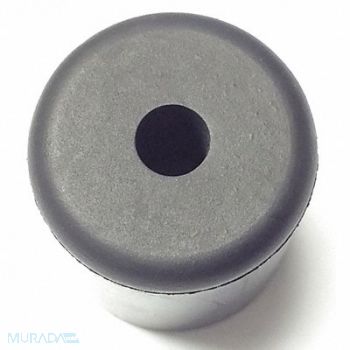 GRAINGER APPROVED Bumper 1 in Black Rubber PK5, 16YW02