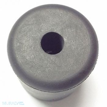 GRAINGER APPROVED Bumper 1 in Black Rubber PK5, 16YW03