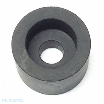 GRAINGER APPROVED Bumper 9/16 in Black Rubber PK25, 16YW60