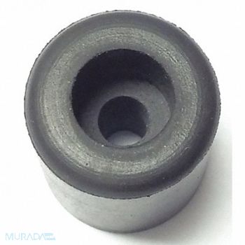 GRAINGER APPROVED Bumper 5/8 in Dia Black Rubber PK10, 16YX69