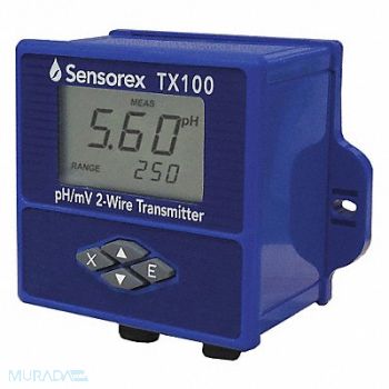 SENSOREX pH/ORP Transmitter w/Display ABS, 16Z037
