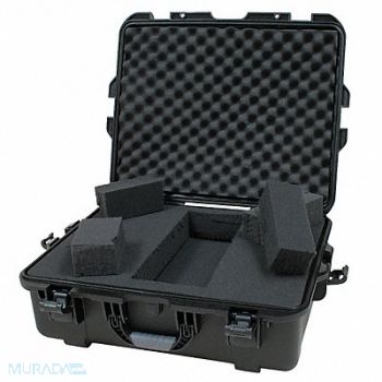 NANUK CASES G5386 ProtCase 6 7/64 in PwrClwLtcSys/PdLk Blk, 16Z829