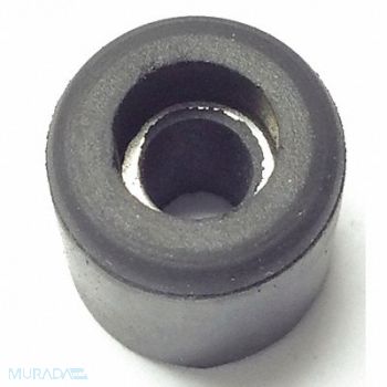 GRAINGER APPROVED Bumper 1/2 in Black Rubber PK25, 16ZD31