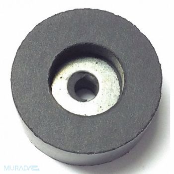 GRAINGER APPROVED Bumper 3/4 in Black Rubber PK25, 16ZD33