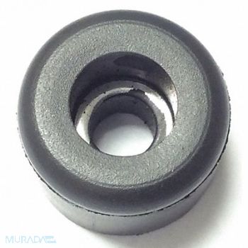 GRAINGER APPROVED Bumper 5/8 in Black Rubber PK25, 16ZD37