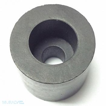 GRAINGER APPROVED Bumper 13/16 in Black Rubber PK10, 16ZD38