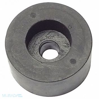 GRAINGER APPROVED Bumper 1 in Black Rubber PK10, 16ZD47