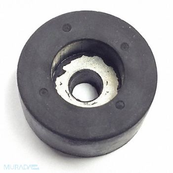 GRAINGER APPROVED Bumper 1 in Black Rubber PK10, 16ZD48