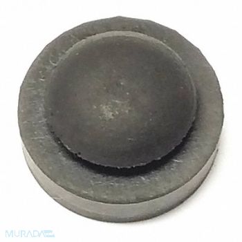 GRAINGER APPROVED Bumper 9/16 in Black Rubber PK100, 16ZD68