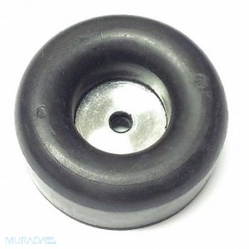 GRAINGER APPROVED Bumper 2-1/2 in Black Rubber PK5, 16ZD79