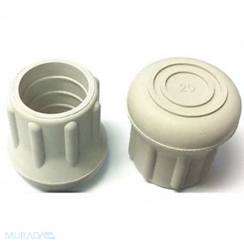 GRAINGER APPROVED Protective Leg Tip SlipOn Rd 31/32 PK10, 18AE62