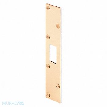 DEFENDER SECURITY Deadbolt Strike Steel Plated, 436A94