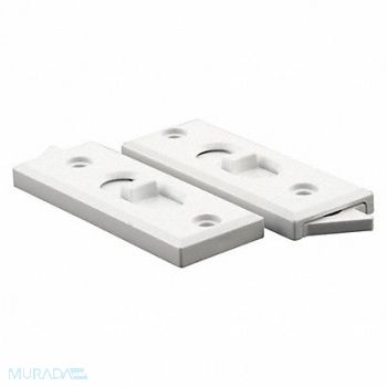 PRIME-LINE Slidng Wnd Tilt Latch White Vinyl L/R PR, 170D88