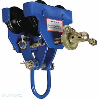 VESTIL Manual Trolley 1000 lb Capacity, 172Y44