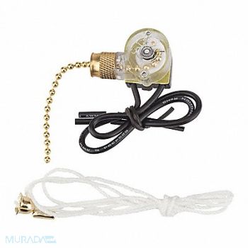 NSI INDUSTRIES Pull Chain With Cord Brass Actuator, 173M15