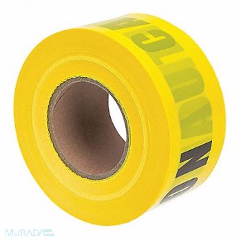 NSI INDUSTRIES Caution Tape 3 4 Mil Yellow, 173P38