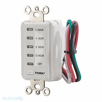 TORK Wall Switch Timer 120VAC 4 L, 173R76