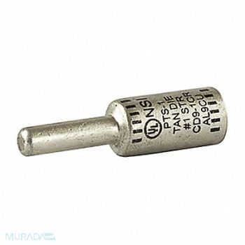 NSI INDUSTRIES Pin Terminal Aluminum Aluminum Pin 1 AWG, 174C82