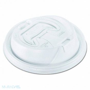 DART Hot/Cold Cup Lid 12 oz-24 oz WH PK1000, 1UCV2