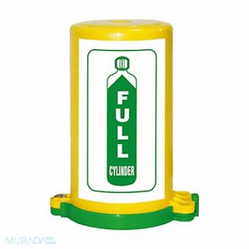 ACCREDO SAFETY Cylinder Lockout Full Status Poly 4 x4, 179V20