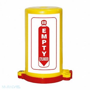 ACCREDO SAFETY Cylinder Lockout Empty Status Poly 4 x4, 179V21