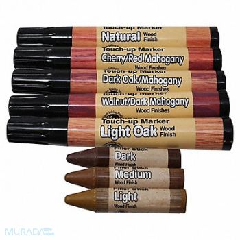 RESTOR-IT Furniture Touch Up Kit Natural, 39EC73