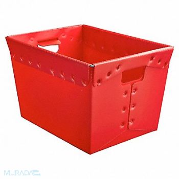 DIVERSI-PLAST Nesting Ctr Solid Corrugated HDPE PK3, 2CEU7