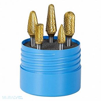 SGS PRO Carbide Bur Set Double Cut 5pcs., 49EJ76