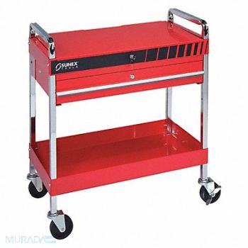 SUNEX TOOLS Service Cart w/ Locking Top and Drawer, 182M12