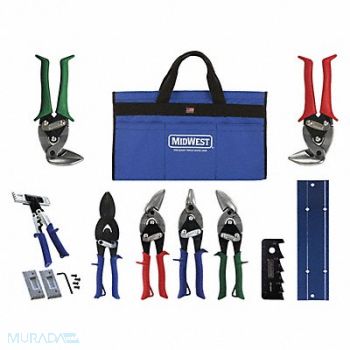 MIDWEST Platinum HVAC Tool Kit 9 pcs., 182N34