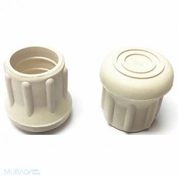 GRAINGER APPROVED Protective Leg Tip SlipOn Rd 31/32 PK10, 18AE65