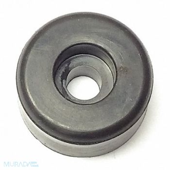 GRAINGER APPROVED Bumper 23/32 in Black Rubber PK10, 18AJ30