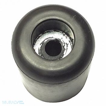 GRAINGER APPROVED Bumper 3/4 in Black Rubber PK10, 18AL54