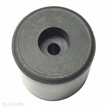 GRAINGER APPROVED Bumper 1 in Black Rubber PK5, 18AL55