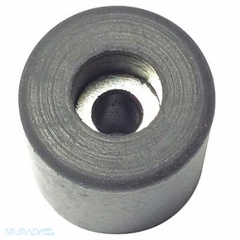 GRAINGER APPROVED Bumper 51/64 in Black Rubber PK10, 18AR91