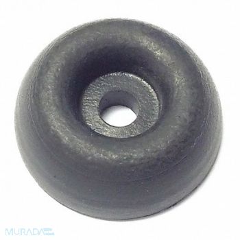 GRAINGER APPROVED Bumper 31/32 in Black Rubber PK10, 18AU52