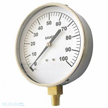 GRAINGER APPROVED G3999 Pressure Gauge Altitude 4-1/2 In, 18C810