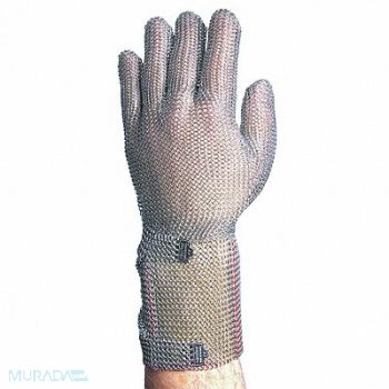 NIROFLEX USA G4017 Chainmail Cut-Resist Glove 2XL/11 Silver, 18C910