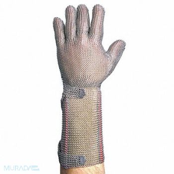 NIROFLEX USA G4018 Chainmail Cut-Resist Glove 2XL/11 Silver, 18C917