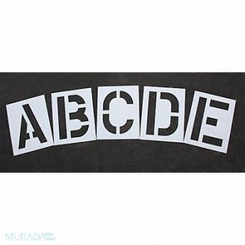 RAE Pavement Stencil 24 in Alphabet Kit 1/8, 18E737