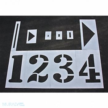 RAE Athletic Stencil Track Field 36in 1/16, 18E802