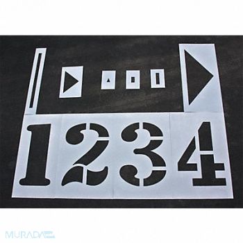 RAE Athletic Stencil Track Field 36in 1/8, 18E803