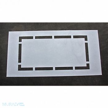 RAE Athletic Stencil Batters Box 36 in 1/16, 18E806