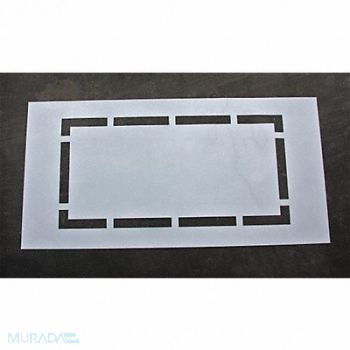 RAE Athletic Stencil Batters Box 36 in 1/8, 18E807