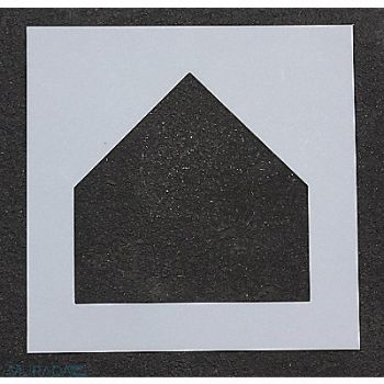 RAE Athletic Stencil Home Plate 17 in 1/16, 18E808