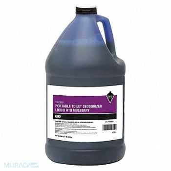 TOUGH GUY Portable Toilet Deodorizer 1 gal Jug, 18E881