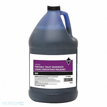 TOUGH GUY Portable Toilet Deodorizer 1 gal Jug, 18E893