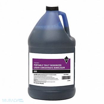 TOUGH GUY Portable Toilet Deodorizer 1 gal Jug, 18E897