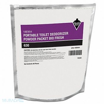 TOUGH GUY Toilet Deodorizer 70 g Packet PK40, 18E904
