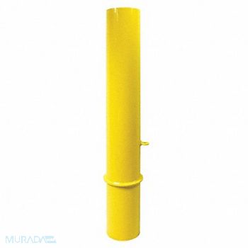 CALPIPE SECURITY BOLLARDS Bollard Removable 6 Carbon Steel Yellow, 18F772